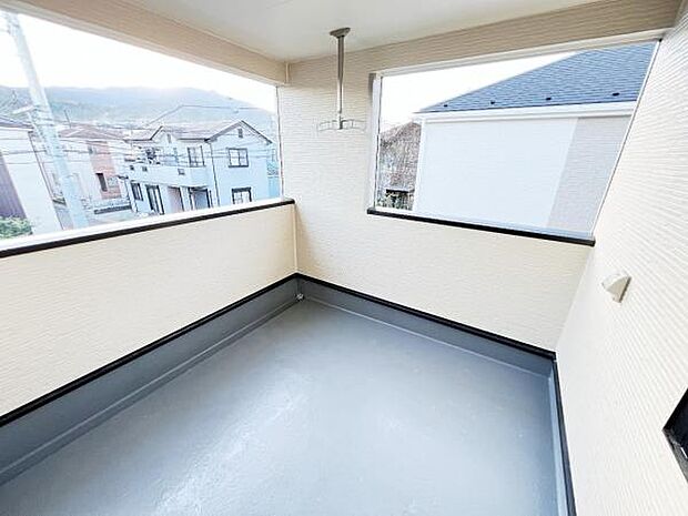 お洗濯ものを気持ち良く太陽の光で干せるのが嬉しいですね。