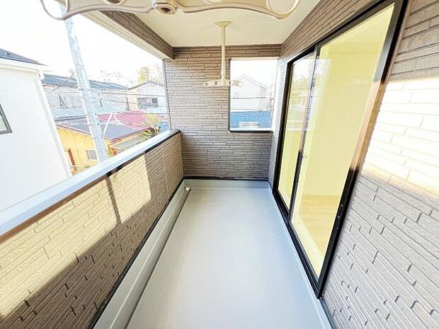 お洗濯ものを気持ち良く太陽の光で干せるのが嬉しいですね。