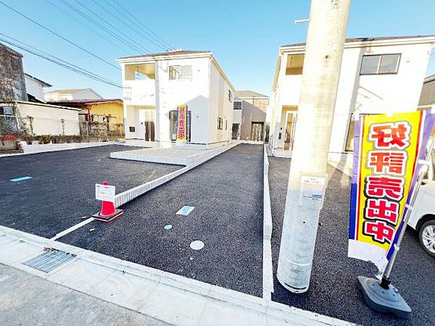 3台駐車可能なので、ご家族で複数台所有する際や来客時に役立ちます。