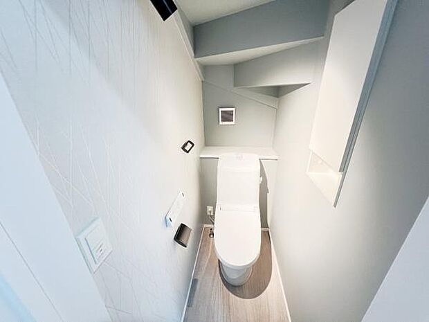 ほっと安らげるトイレ空間です。