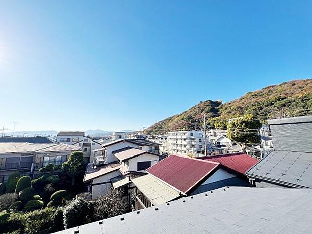 ルーフバルコニーからの眺望です。