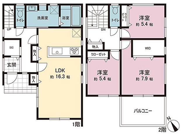 間取図です。図面と異なる場合は現況を優先させていただきます。