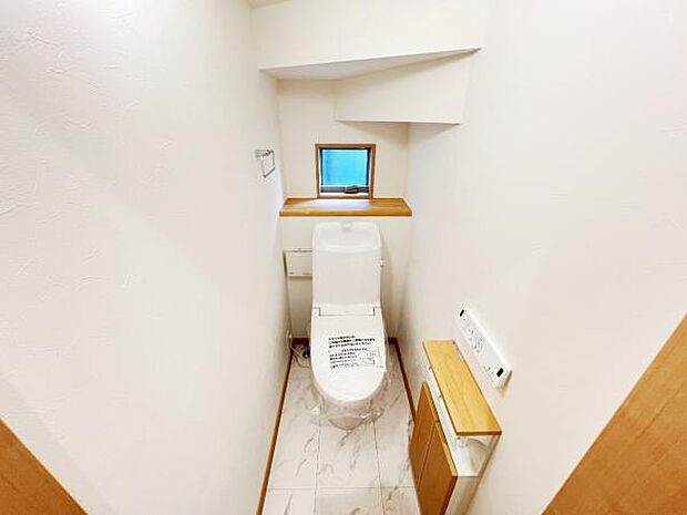 ほっと安らげるトイレ空間です。
