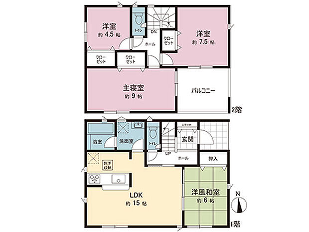 間取図です。図面と異なる場合は現況を優先させていただきます。