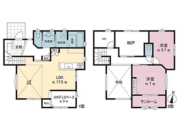 間取図です。図面と異なる場合は現況を優先させていただきます。