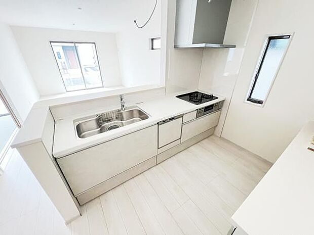 料理の時間が楽しくなるキッチンスペースです。