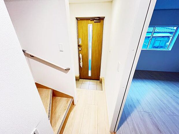 いつも気持ちよくご家族を迎えられる玄関です。