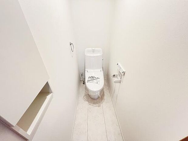 ほっと安らげるトイレ空間です。