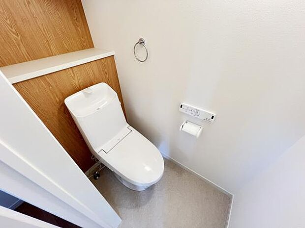 ほっと安らげるトイレ空間です。