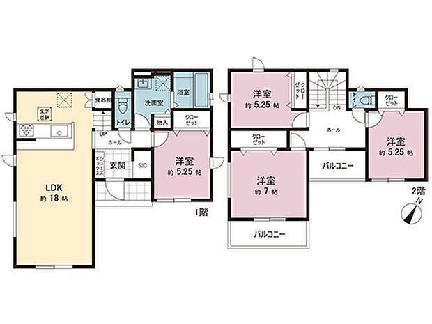 間取図です。図面と異なる場合は現況を優先させていただきます。
