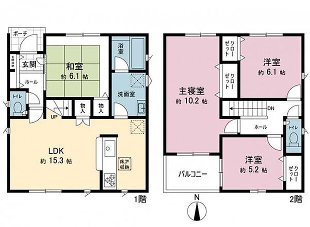 間取図です。図面と異なる場合は現況を優先させていただきます。