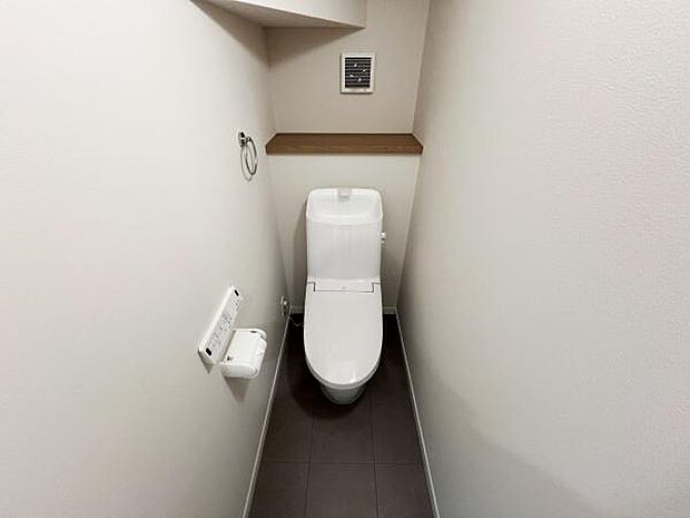 ほっと安らげるトイレ空間です。