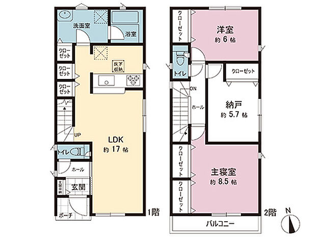 間取図です。図面と異なる場合は現況を優先させていただきます。
