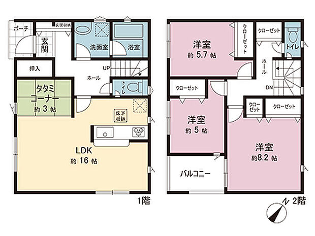 間取図です。図面と異なる場合は現況を優先させていただきます。