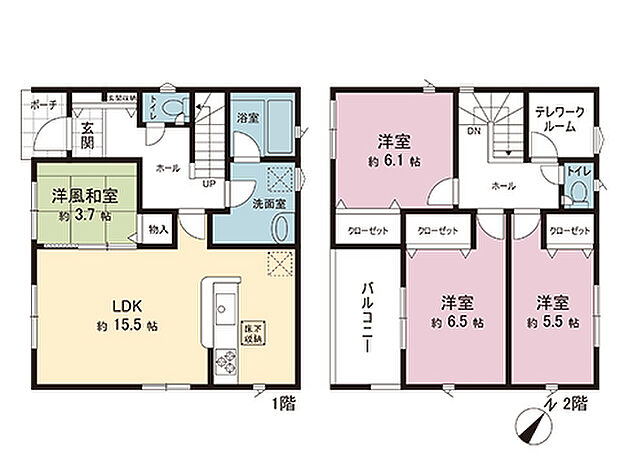 間取図です。図面と異なる場合は現況を優先させていただきます。
