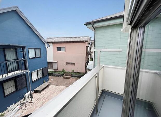 お洗濯ものを気持ち良く太陽の光で干せるのが嬉しいですね。
