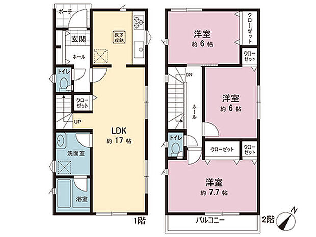 間取図です。図面と異なる場合は現況を優先させていただきます。