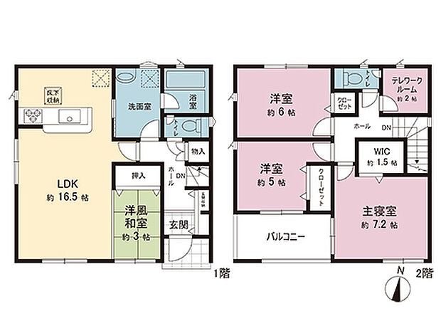 間取図です。図面と異なる場合は現況を優先させていただきます。