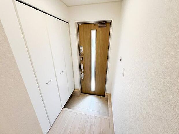 いつも気持ちよくご家族を迎えられる玄関です。