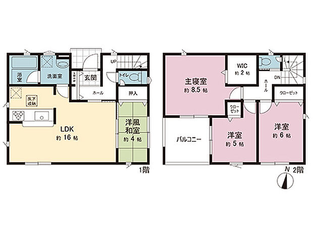 間取図です。図面と異なる場合は現況を優先させていただきます。