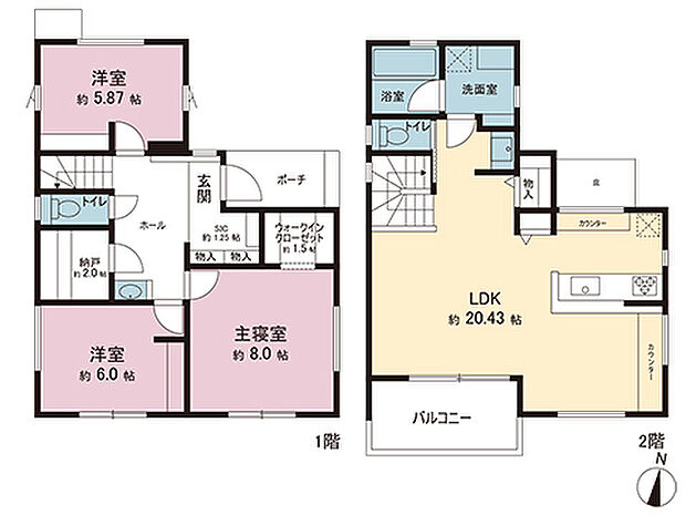 間取図です。図面と異なる場合は現況を優先させていただきます。