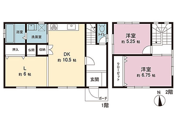 間取図です。図面と異なる場合は現況を優先させていただきます。