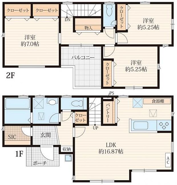 間取図です。図面と異なる場合は現況を優先させていただきます。