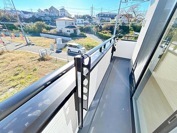 お洗濯ものを気持ち良く太陽の光で干せるのが嬉しいですね。