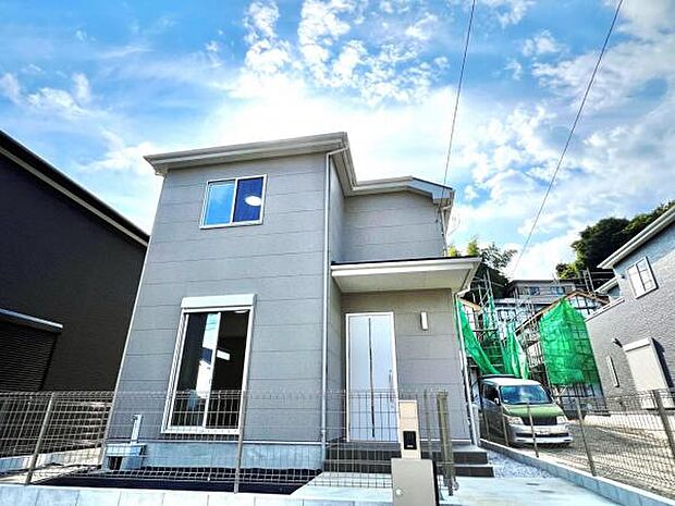 建物完成済・ご家族揃って建物と街並みをご覧いただけます。