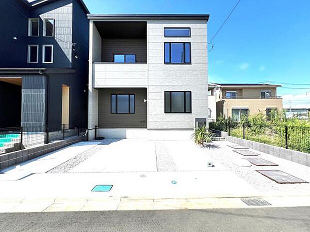 建物完成済・ご家族揃って建物と街並みをご覧いただけます。