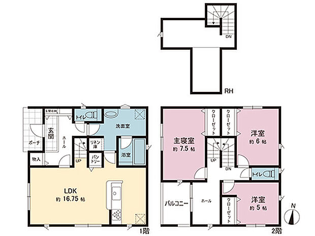間取図です。図面と異なる場合は現況を優先させていただきます。