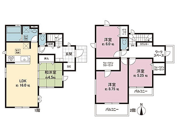 間取図です。図面と異なる場合は現況を優先させていただきます。