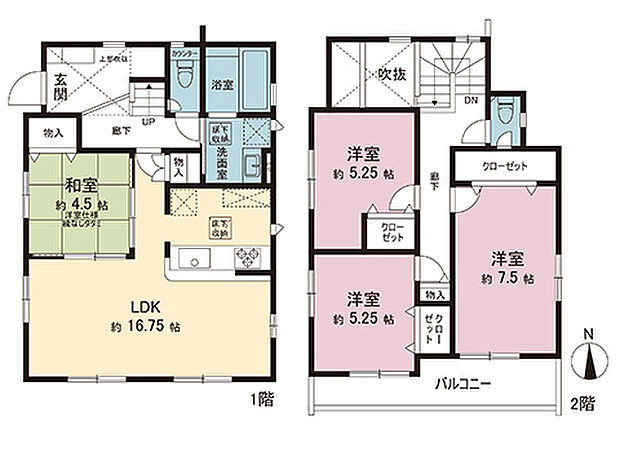 間取図です。図面と異なる場合は現況を優先させていただきます。