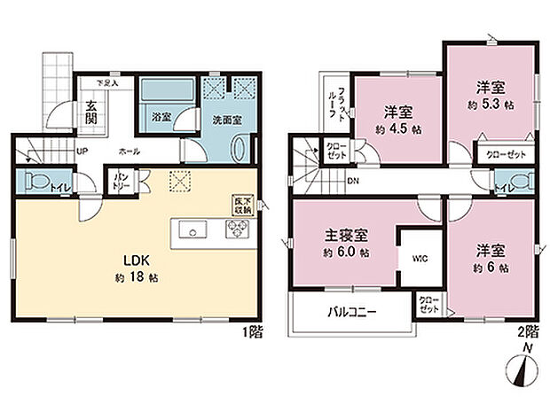 間取図です。図面と異なる場合は現況を優先させていただきます。
