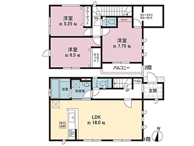 間取図です。図面と異なる場合は現況を優先させていただきます。