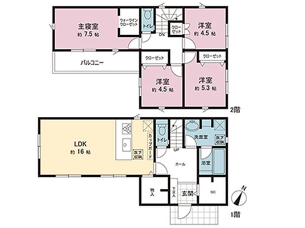 間取図です。図面と異なる場合は現況を優先させていただきます。