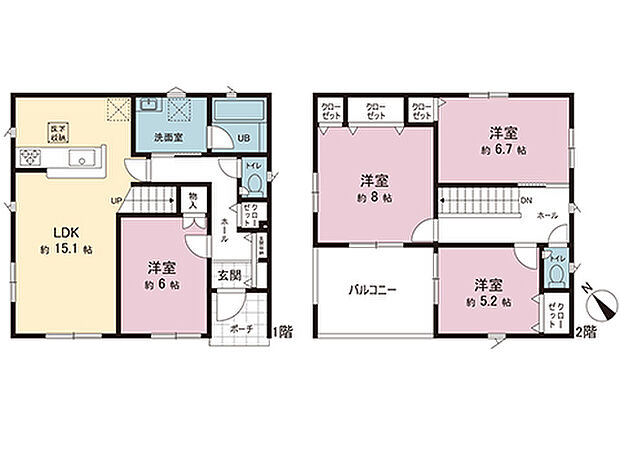 間取図です。図面と異なる場合は現況を優先させていただきます。