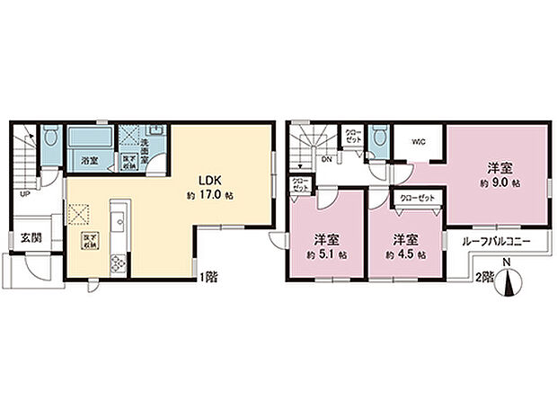 間取図です。図面と異なる場合は現況を優先させていただきます。