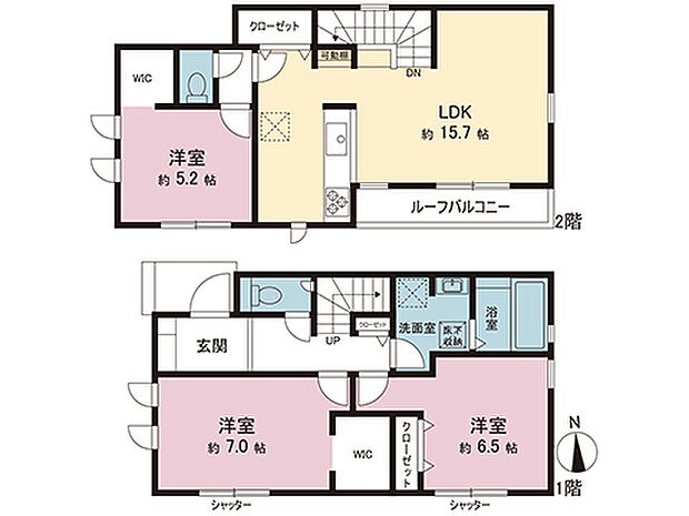 間取図です。図面と異なる場合は現況を優先させていただきます。