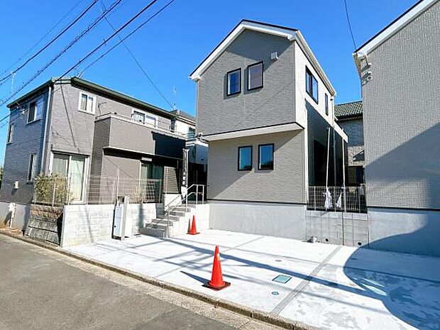 建物完成済・ご家族揃って建物と街並みをご覧いただけます。