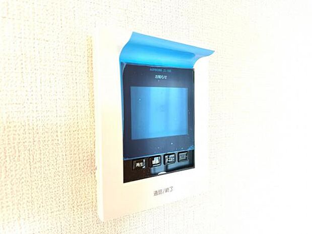 訪問者を確認できるTVモニター付きインターフォンです。
