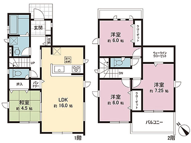 間取図です。図面と異なる場合は現況を優先させていただきます。
