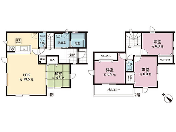 間取図です。図面と異なる場合は現況を優先させていただきます。