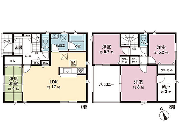 間取図です。図面と異なる場合は現況を優先させていただきます。