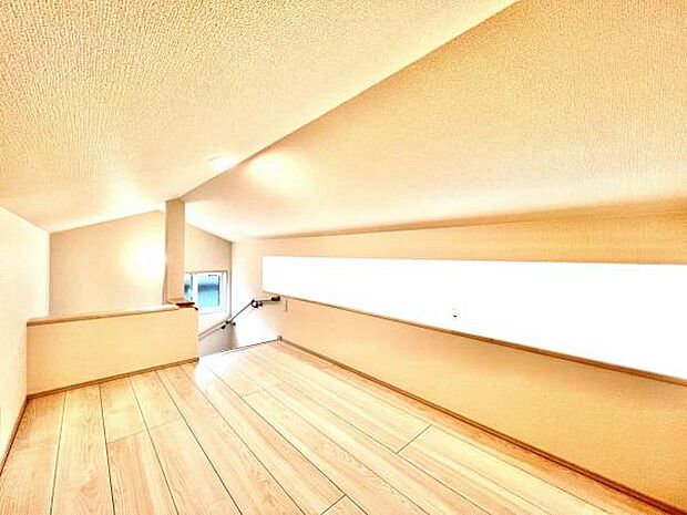 ロフトです、収納豊富な間取りで、室内もスッキリ快適です。