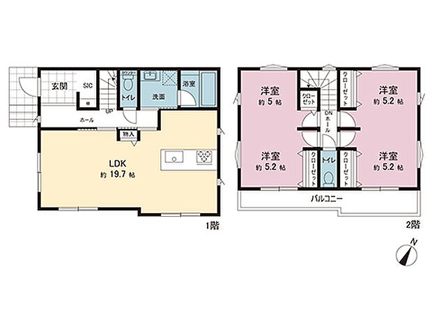 間取図です。図面と異なる場合は現況を優先させていただきます。
