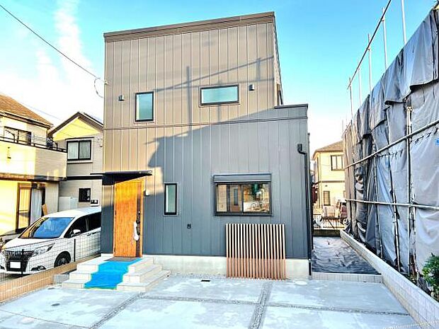 建物完成済・ご家族揃って建物と街並みをご覧いただけます。