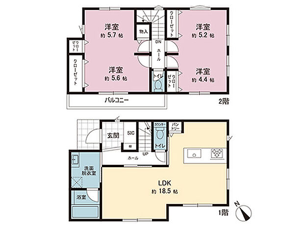 間取図です。図面と異なる場合は現況を優先させていただきます。