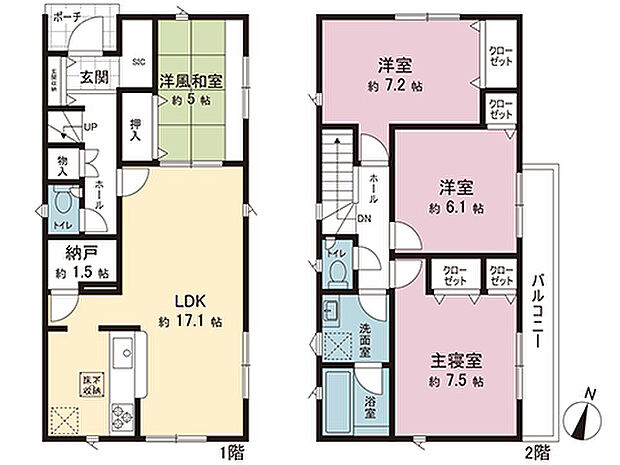 間取図です。図面と異なる場合は現況を優先させていただきます。