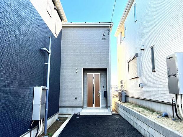 建物完成済・ご家族揃って建物と街並みをご覧いただけます。